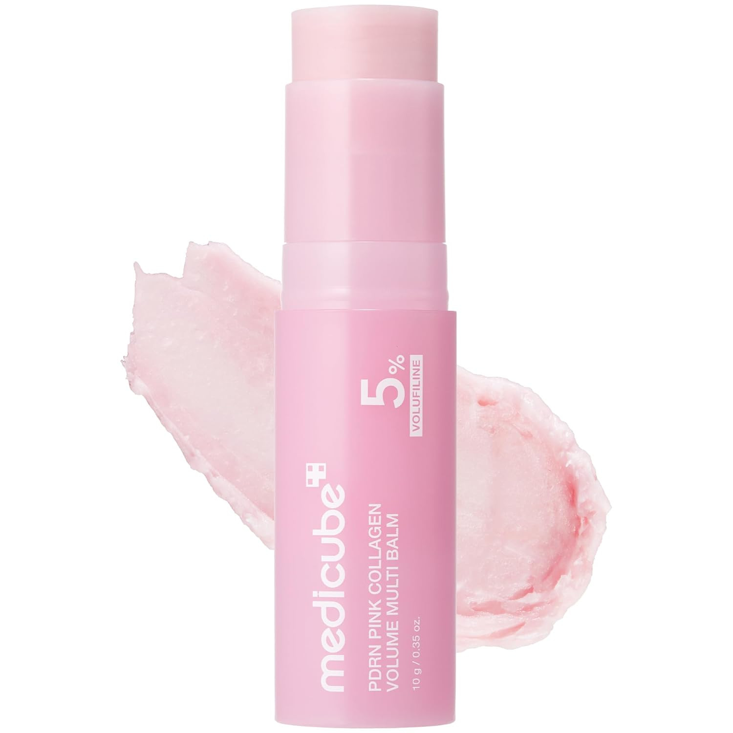 medicube PDRN Pink Collagen Volume Multi Balm Stick | Volufiline, PDRN, NAD, Collagen | Face & Body Balm for Under-Eyes, Neck, Forehead, Smile Lines, Lips | Plumping, Radiance, Line Care | K-Beauty | Amazon (US)