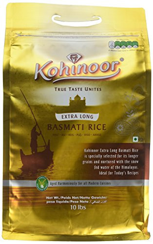 Kohinoor Gold Basmati Rice 10 Lbs | Amazon (US)
