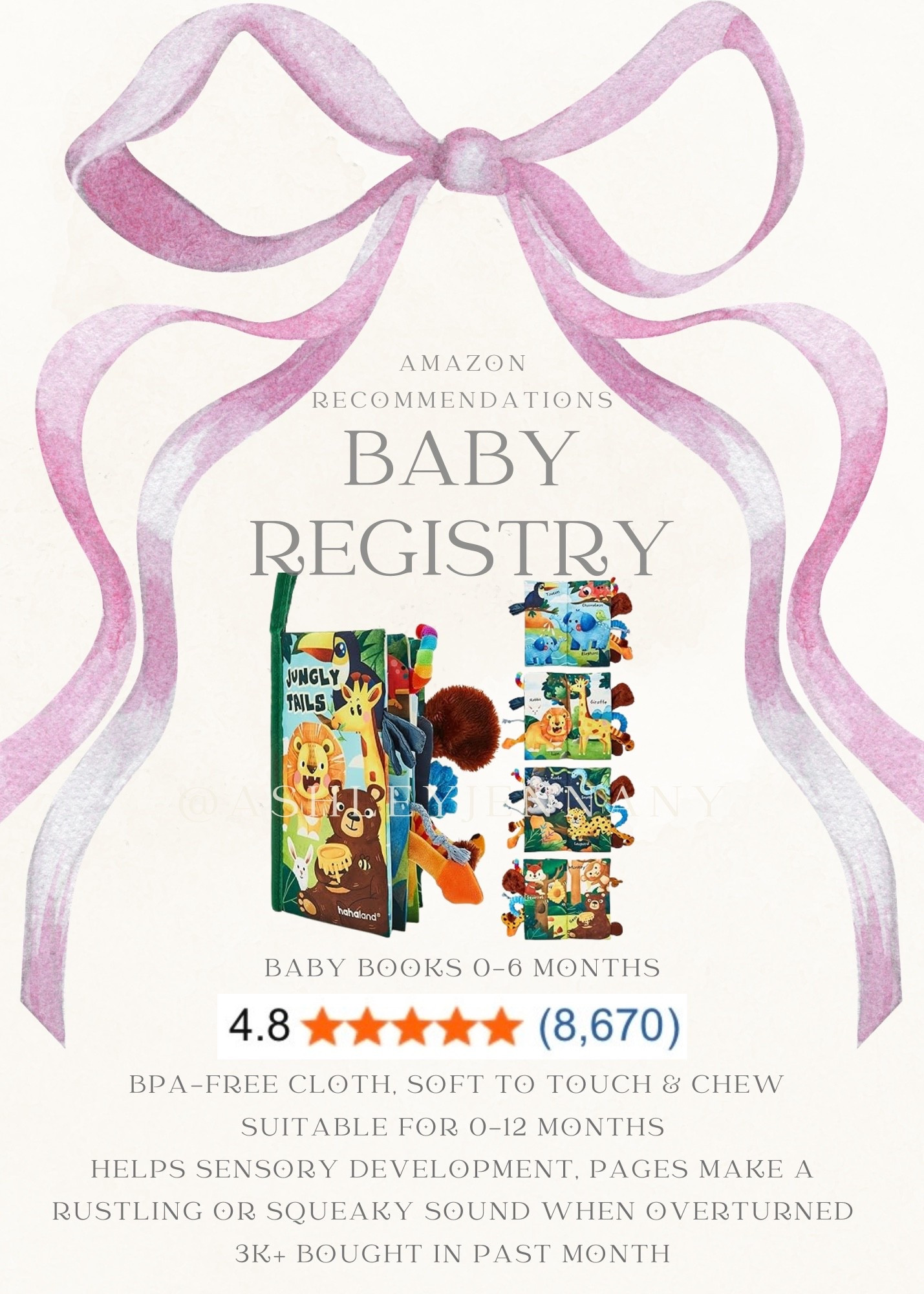 Baby books. Promotes sensory development

#LTKBump #LTKBaby #LTKmomlife