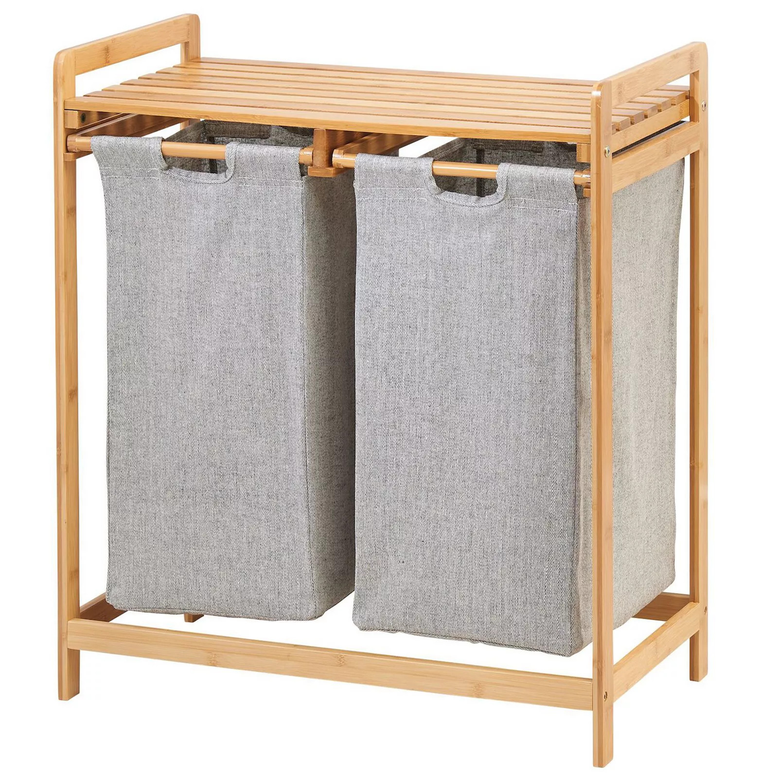mDesign Double Laundry Hamper, Large Capacity | Kohl's