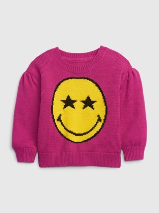 Gap × SmileyWorld® Toddler Sweater | Gap (US)