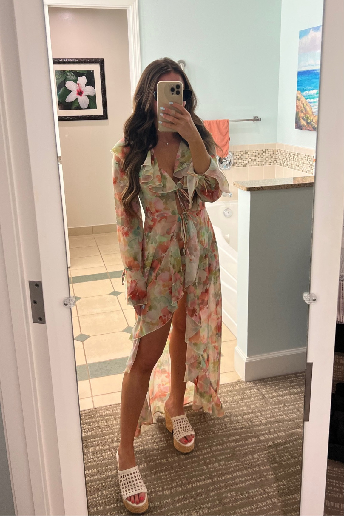 Long sheer swim coverup

Cute sheer swimsuit coverup, beach coverup, pool coverup, swim coverup, pretty swim coverup, revolve finds, maxi coverup dress, pool outfit ideas beach outfit ideas, Hawaii outfit ideas, vacation outfit ideas, summer outfit ideas, spring outfit ideas

#LTKSeasonal #LTKswim #LTKFind