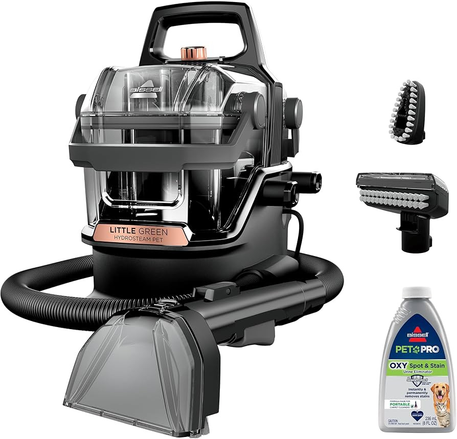 BISSELL Little Green HydroSteam Multi-Purpose Portable Carpet and Upholstery Cleaner, Car and Aut... | Amazon (US)