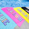PERSONALIZED PATCHES PREMIUM BEACH TOWEL | Highway 3
