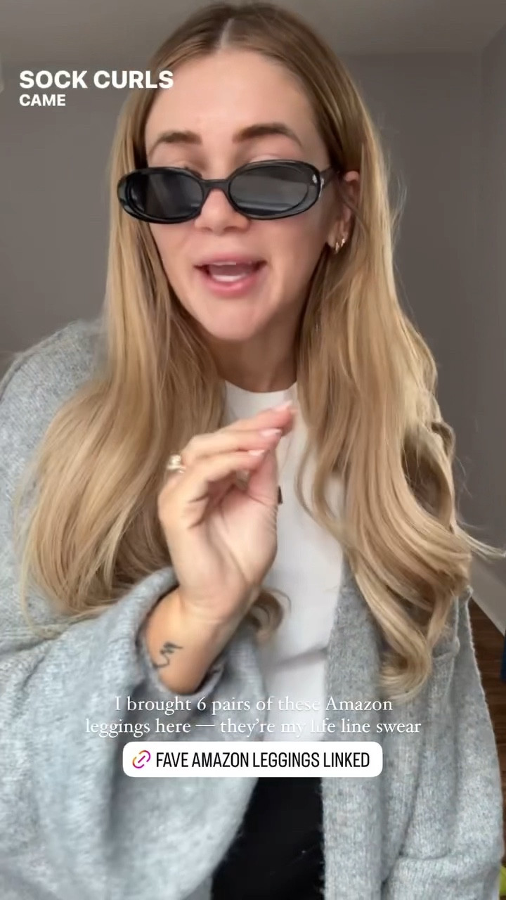 Amazon outfit of the day! Leggings and cardigan are in the first link below🫶🏼 #amazon #leggings 

#LTKSeasonal #LTKSaleAlert #LTKStyleTip