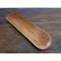 Food Safe Rustic Wooden Baguette Short Dough Bowl-Batea -#11-Primitive-Doughboard-5W X 19.5L 2D In.- | Etsy (US)