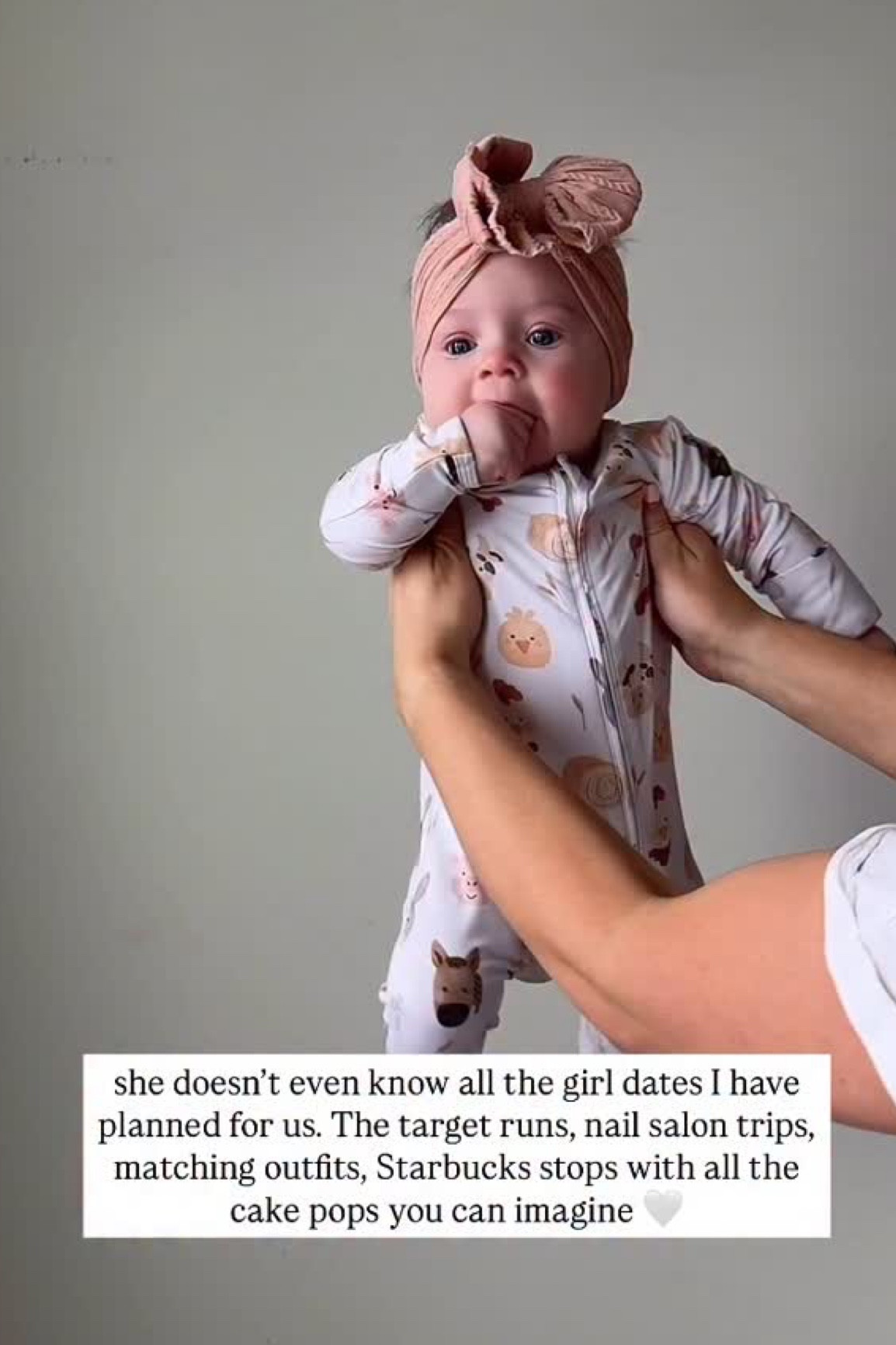 She doesn’t know it yet, but I do 🥹🤍 mention “SHOP” for the Jammies🔗. Use code LISAR to save! @cadenlane 

Baby girl, baby girl sleepers, new mom
#girlmom #newmom #babyclothes #babypajamas