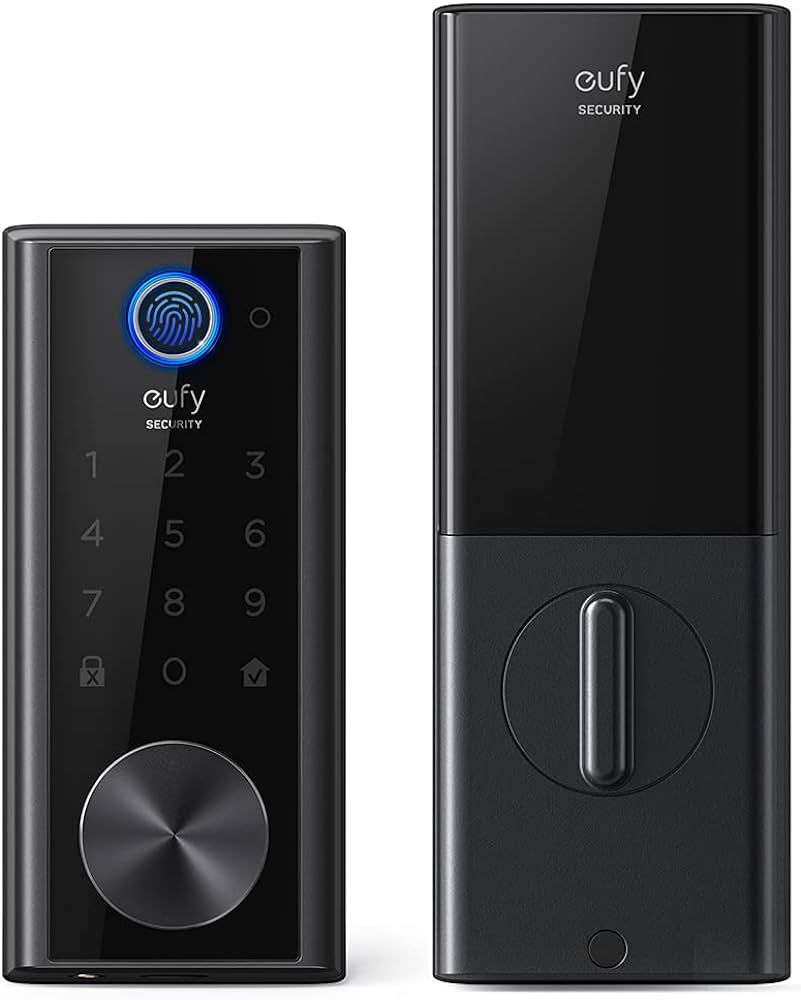 eufy Security E130 Smart Lock Touch, Fingerprint Keyless Entry Door Lock, Bluetooth Electronic De... | Amazon (US)