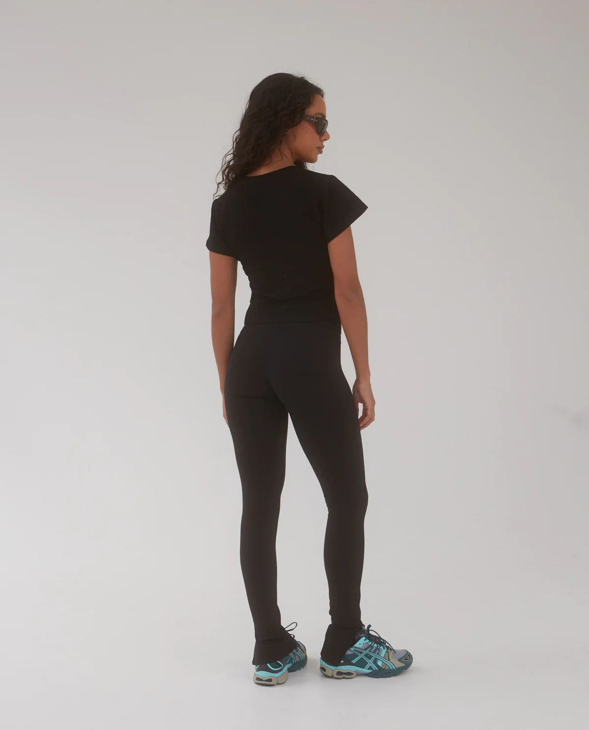 Ultimate Zip Front Leggings - Black | Adanola UK