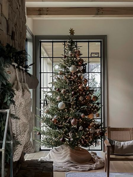 Christmas decor, Christmas tree, garland, stockings 

#LTKHoliday #LTKSeasonal #LTKhome
