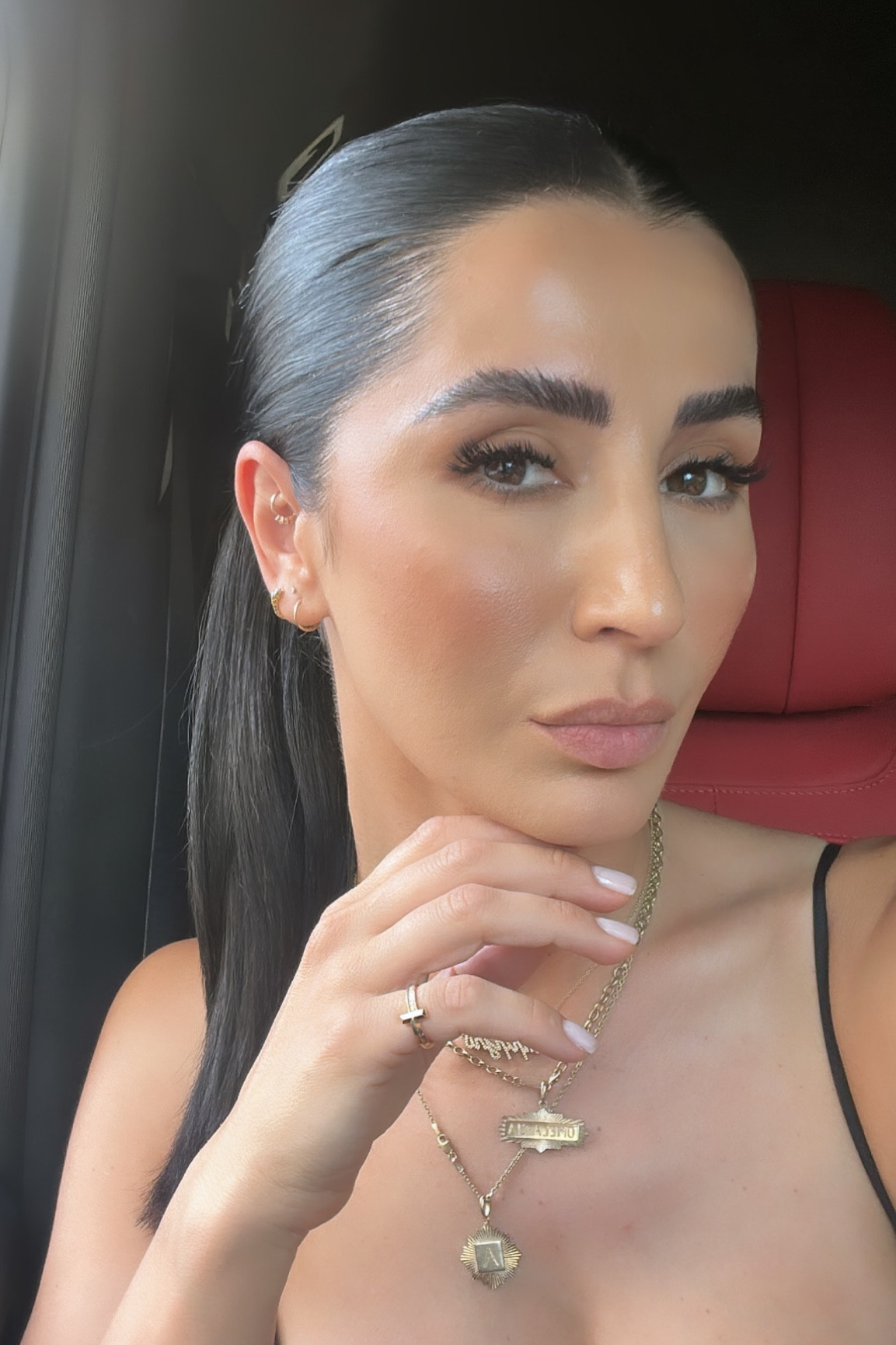 Products I use for my sleek ponytail