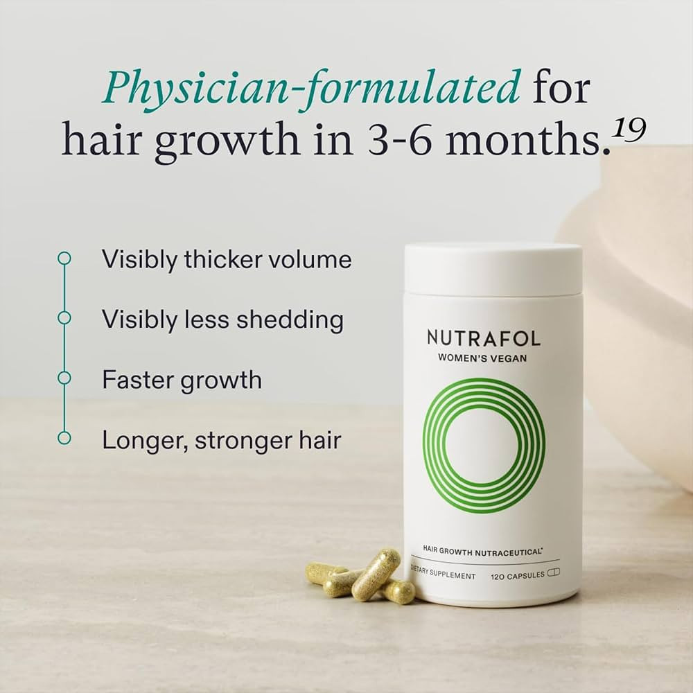 Nutrafol Women's Hair Growth Supplements, For Women 18-44 Years Old, Clinically Tested for Visibl... | Amazon (US)