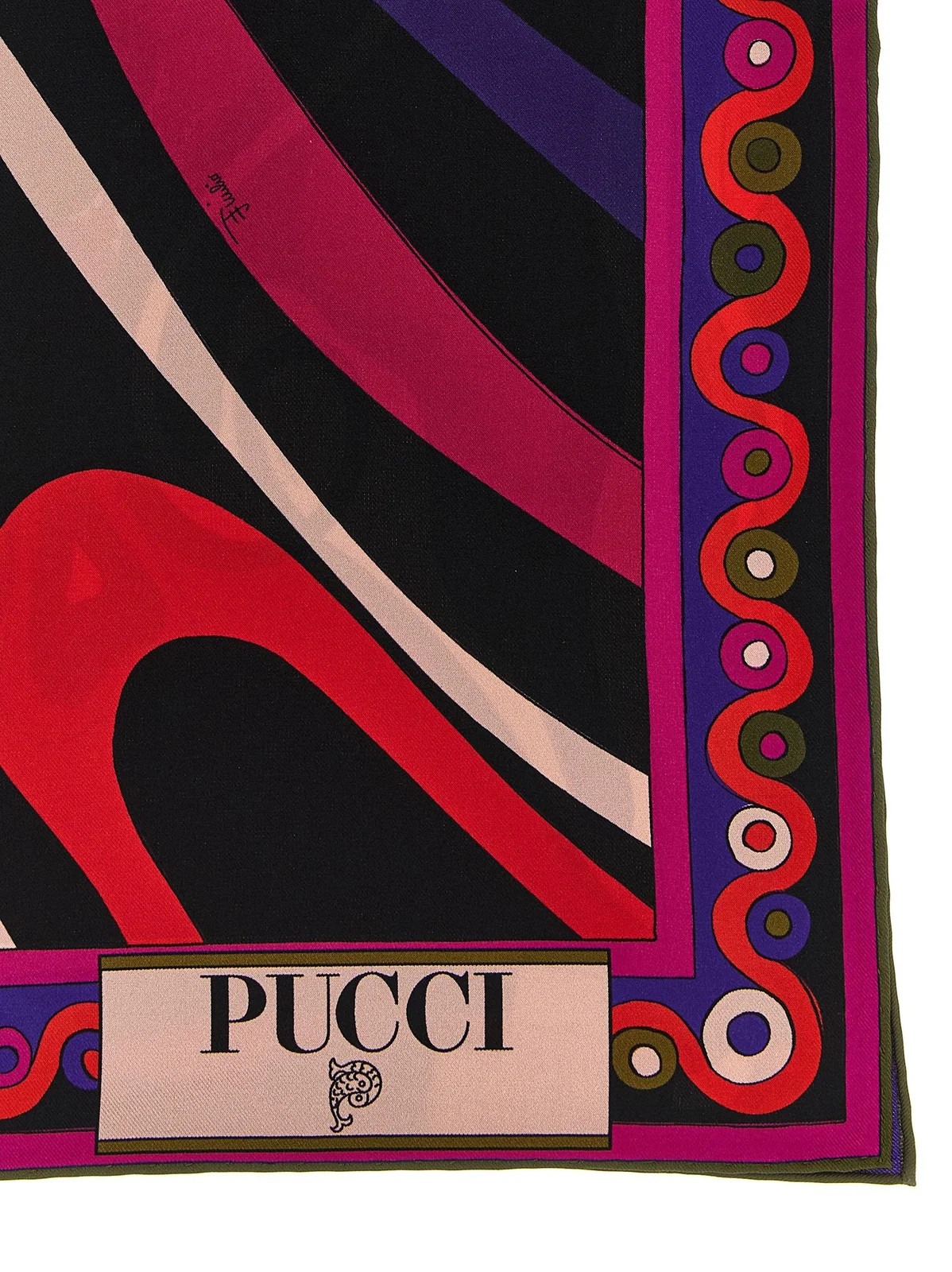 PUCCI Abstract Printed Square Scarf | Cettire Global