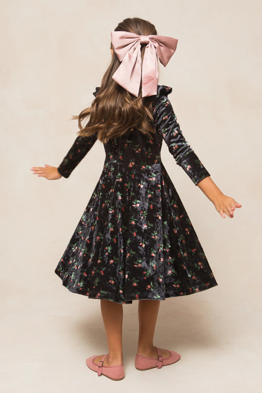 Mini Ari Dress in Velvet Floral - FINAL SALE | Ivy City Co
