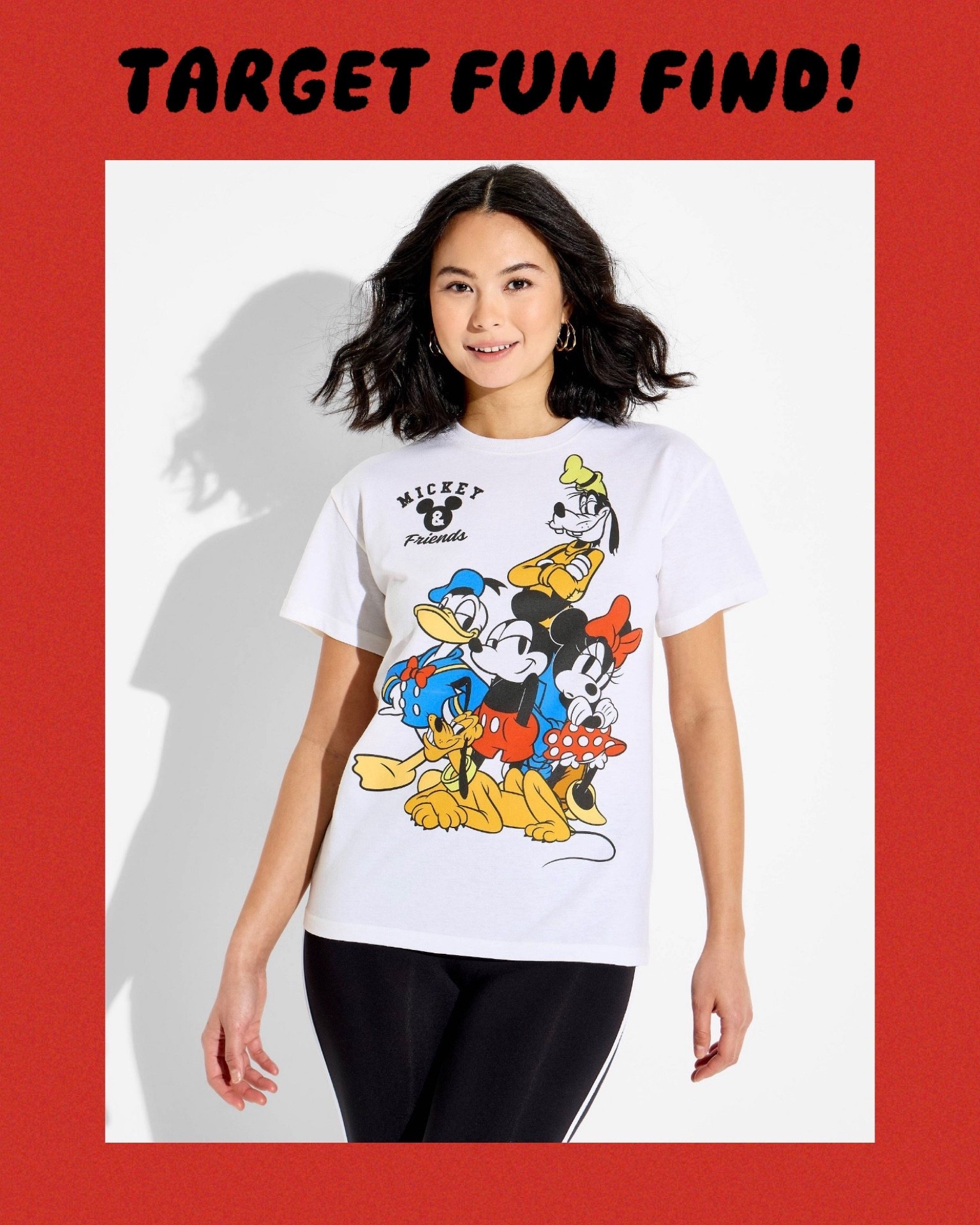 For any Disney fans, Target JUST restocked their new Disney Mickey & Friends Tee that sold out almost instantly upon launching last week!! ❤️🖤 This adorable tee is only $12 😳 which is practically unheard of for anything Disney! It will likely be another quick sell out, so wanted to share it while it’s stocked! 

#LTKActive #LTKootd #LTKSaleAlert
