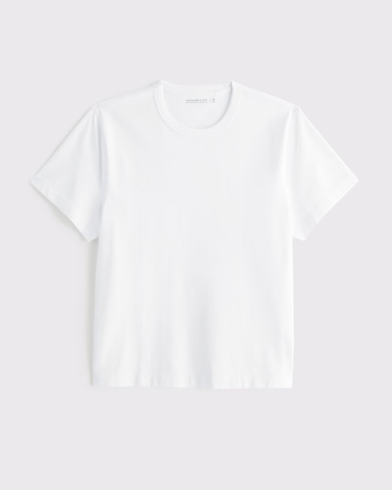Classic Polished Cropped Tee | Abercrombie & Fitch (US)