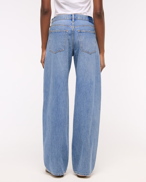 Women's Low Rise Ultra Loose Jean | Women's Bottoms | Abercrombie.com | Abercrombie & Fitch (US)
