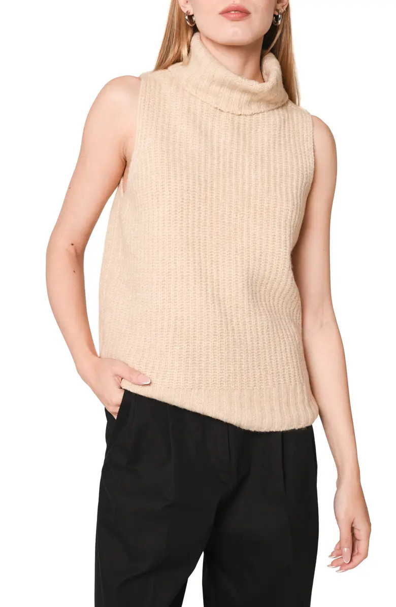 Shay Sleeveless Rib Cowl Neck Sweater | Nordstrom