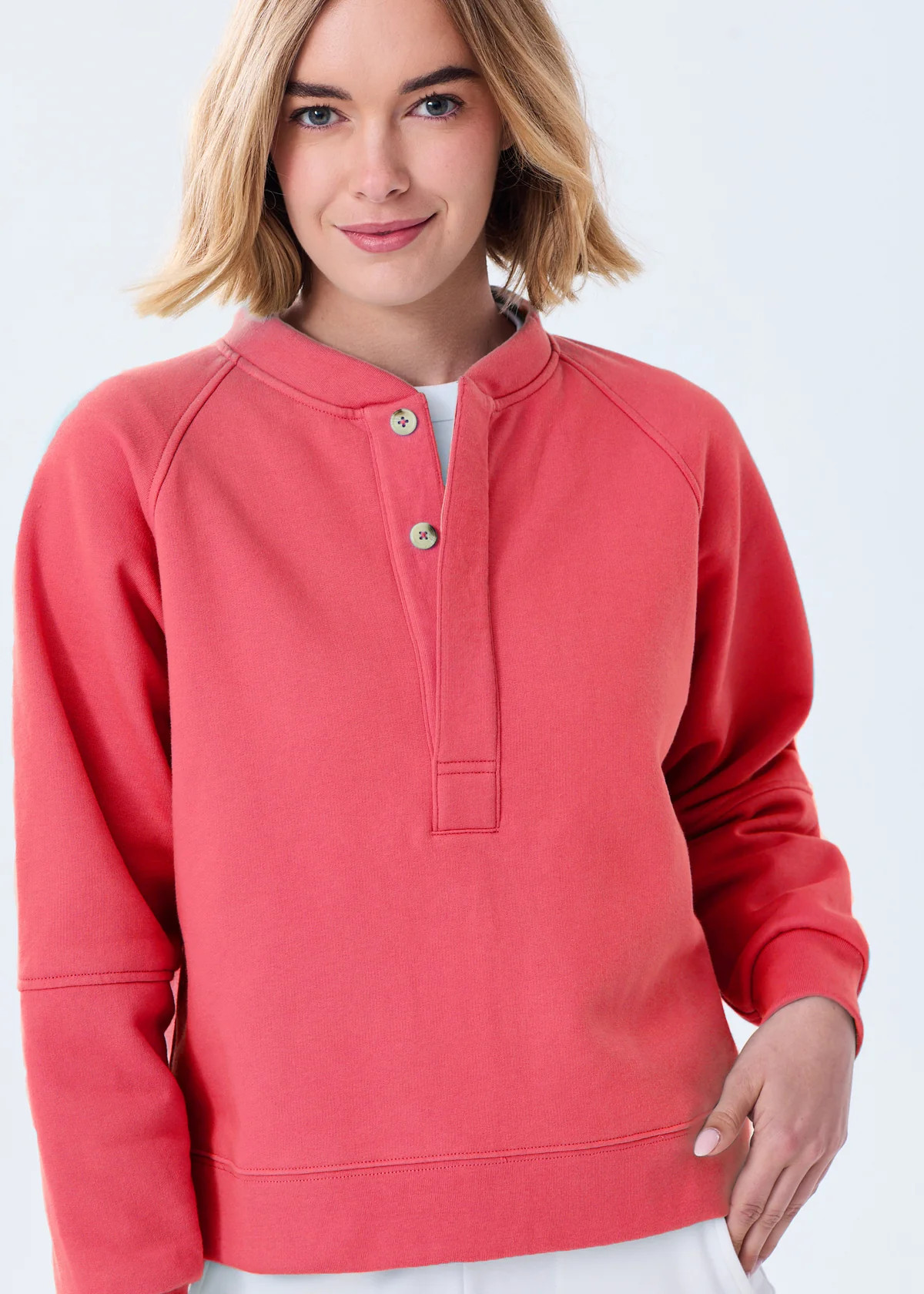 The Henley Sweatshirt | Alice Walk