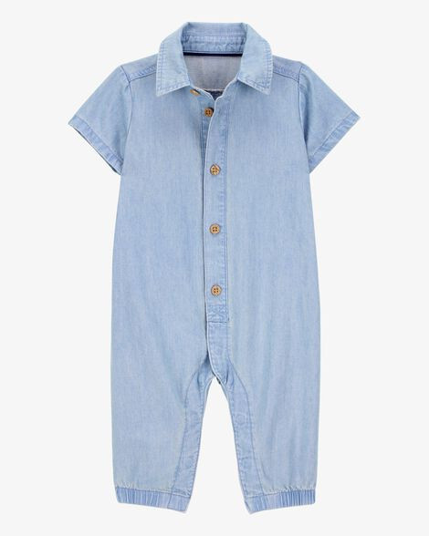 Baby Chambray Jumpsuit | Carter's Inc