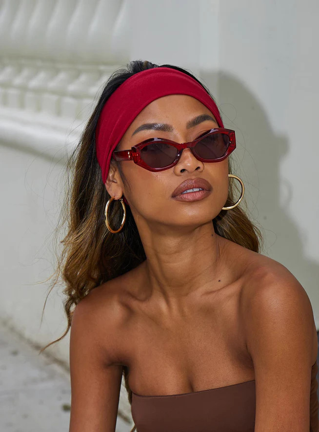 Rayden Sunglasses Red | Princess Polly US