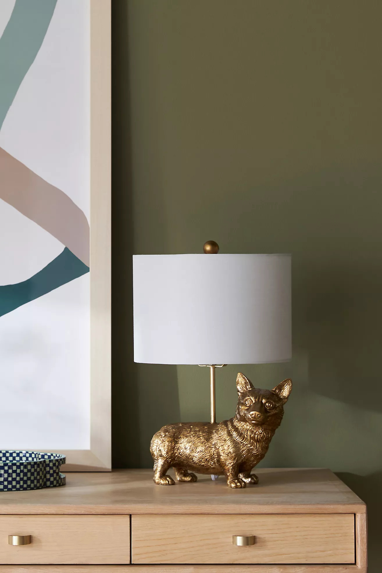 The Icon Table Lamp: Dog Edition | Anthropologie (US)