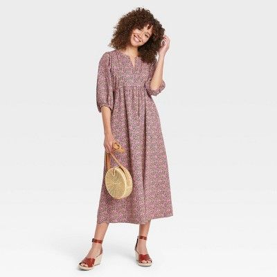 Women's Balloon Long Sleeve Dress - Universal Thread™ | Target