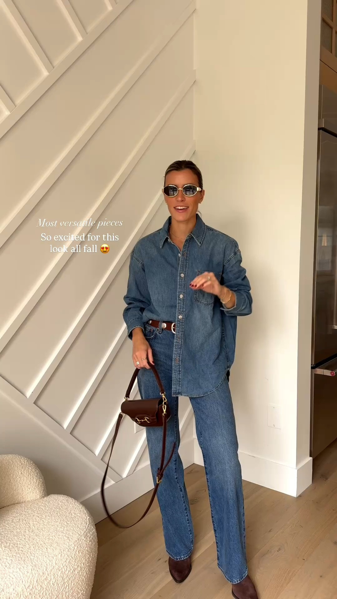 Aritzia denim shirt size XS 
Jeans size 25

#LTKgrwm #LTKootd