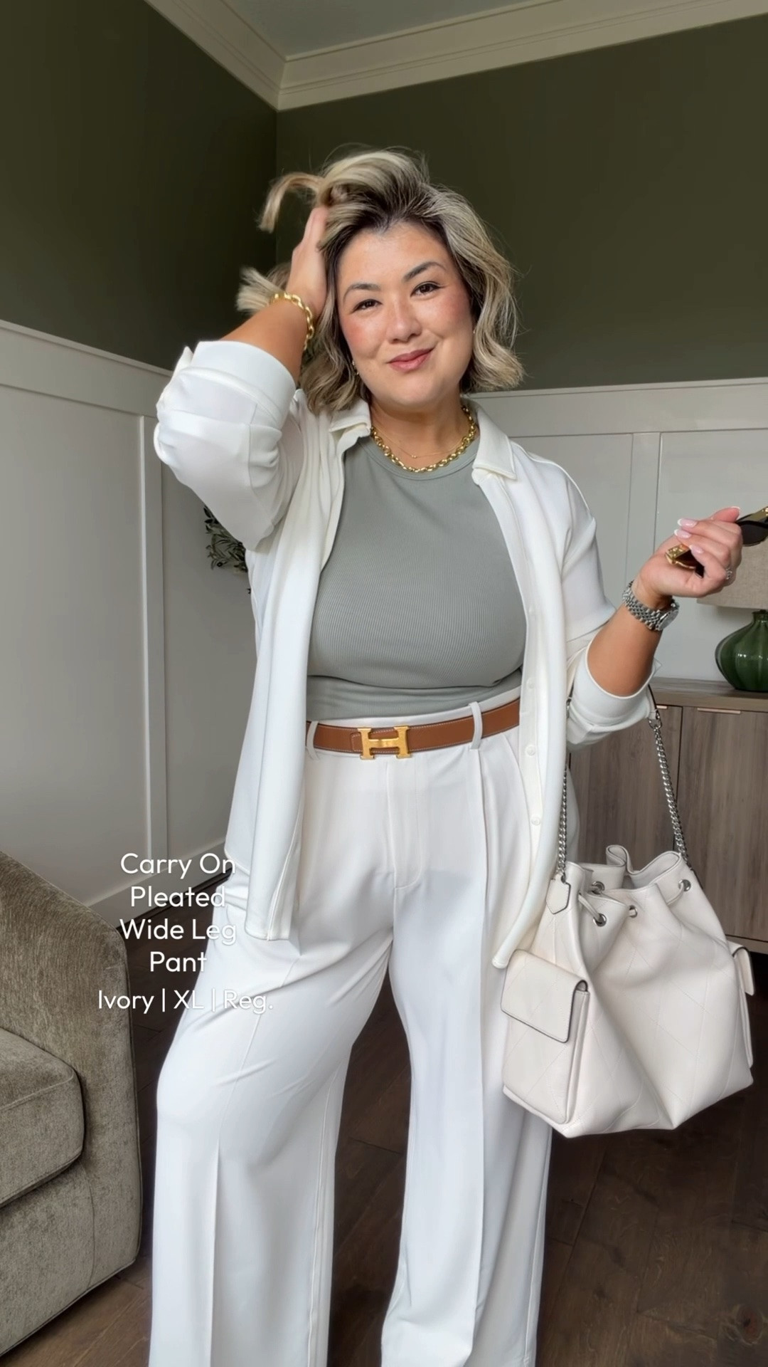 Going into this drop, I already knew I would love a few of these @Spanx pieces because they are tried and true fan favorites, but just in new colors. I was equally excited to try their brand new CarryOn collection because I’m always looking for pieces that are less casual, but still comfy.

I’m happy to report that I truly loved everything from this drop and honestly was quite blown away by the CarryOn pant.

Here’s everything I tried:

CarryOn Pleated Wide Leg Pant
Ivory | XL, Reg. inseam
I was debating between a size large & xl, and ultimately decided to go w/ the larger size to make sure they would flow over my tummy & thighs.

Spanx Lightweight Denim Mini Tank Dress
Seaside Blue | XL
Reviews suggested this ran slightly large, however for me I found it to run true to size. I welcome the extra fabric in shift dresses due to my hips, bum & thighs.

Spanx Supersmooth Authentic 360 Lightweight Super Wide Leg Jeans
Deep Sea | XL, Reg. inseam
These are one of my favorite materials for jeans from Spanx. They are incredibly soft, lightweight & comfortable to wear. I rec. staying TTS on these if you are curvy.

Spanx AirEssentials Tie-Waist Maxi Dress
Timeless Navy/Powder Stripe | XL
If you’re sticking to darker colorways, I think staying TTS works. However, if you choose a lighter colorway, I would size up. Also, if you just like things to hang versus skim, sizing up would be a good idea as well.

CarryOn Belted Midi Shift Dress
Classic Black | XL
This was one of those dresses that you instantly felt amazing in. I recommend staying true to size on this dress.

Spanx AirEssentials Tie Waist Jumpsuit
Timeless Navy | 1X
I’m always cautious when it comes to jumpsuit sizing. I will always size up one to make sure that I have plenty of room & flowy fabric in the midsection and thighs.

Spanx Shape Booty Boost ⅞ Leggings
Anthracite | XL (I rec. sizing up)

Spanx Beach Button Down
Vivid White | Large

Use code CMCLAIREXSPANX for 15% off your first purchase + free shipping, excluding sales.

#spanxpartner

#LTKMidsize #LTKOver40 #LTKWorkwear