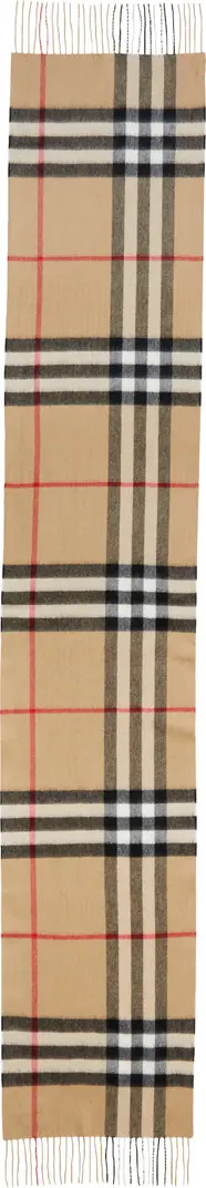 Check Cashmere Scarf | Nordstrom