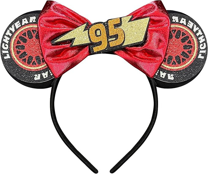 Cute Sequin Bows Mouse Ears Headband for Women - Halloween | Amazon (US)