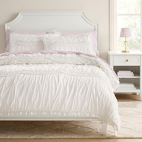 LoveShackFancy Smocked Bow Quilt | Pottery Barn Teen