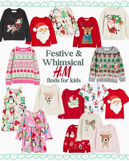 Favorite Christmas outfits for kids. Holiday dresses. Christmas dresses. Santa shirt. Reindeer shirt. Ugly Christmas sweater 

#LTKkids #LTKHoliday #LTKfamily
