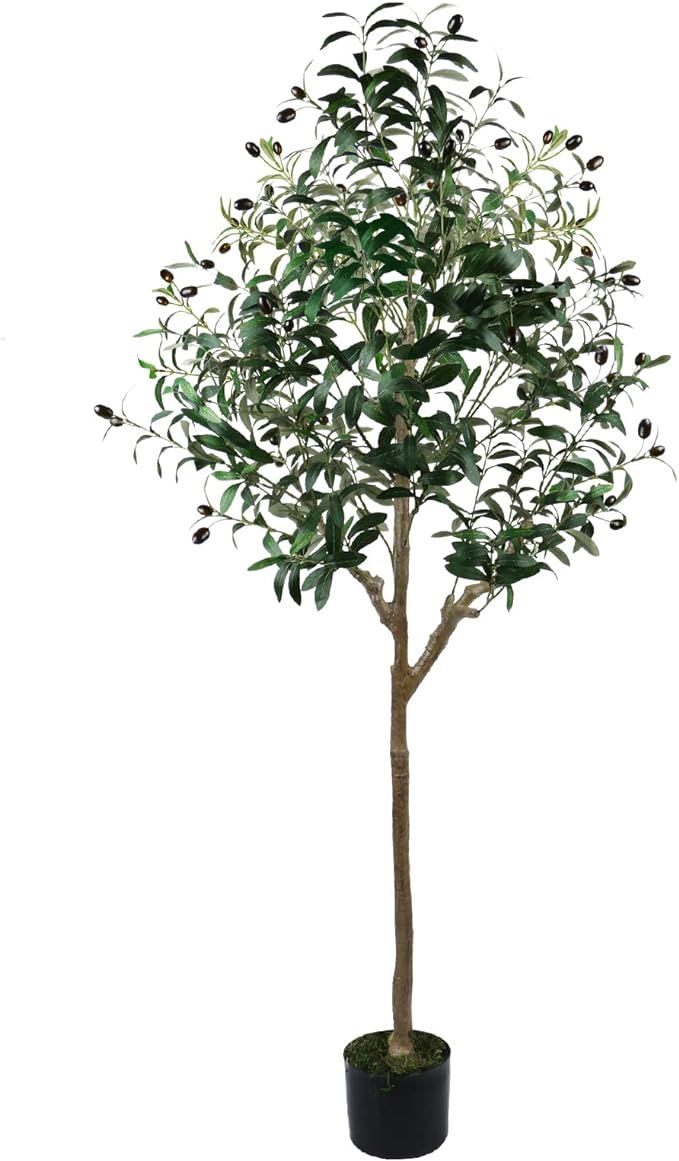 Amazon.com: HaiSpring Artificial Olive Tree 5ft (60'') Tall Fake Plants Suitable for Modern Livin... | Amazon (US)