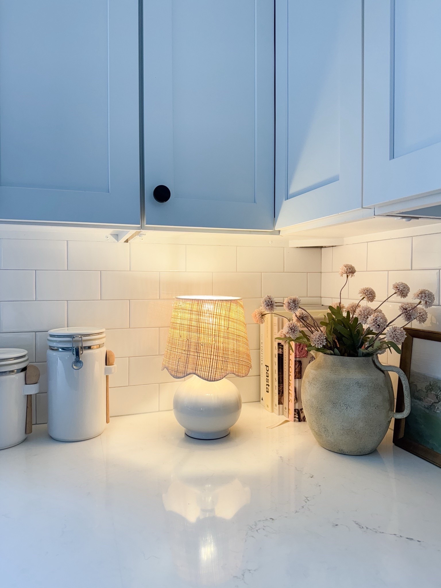 Loving this adorable little lamp! Another piece I really love? This weathered jug vase, which is unique looking yet neutral enough to pair well with a variety of decorative pieces. 

#LTKHome