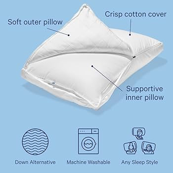 Casper Original Pillow for Sleeping, King, White, Two Pack | Amazon (US)