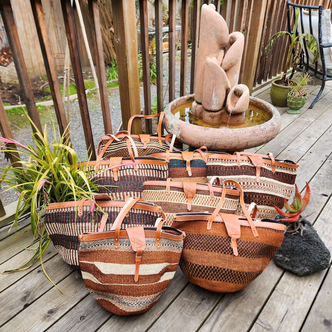 Handmade Fair Trade Woven Sisal Tote Beach Bag | Etsy (US)