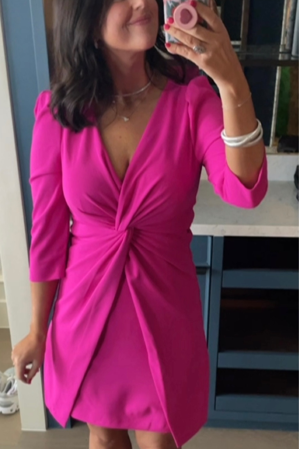 She’s in her business Barbie Era! This pink dress is perfection and gives the best hour glass shape! 

Paired with my fave nude bow heels, totally giving Barbie Vibes

This dress is selling out fast - so I’ve linked from two different stores.  

#hocwinter #springfashion
 

#LTKworkwear