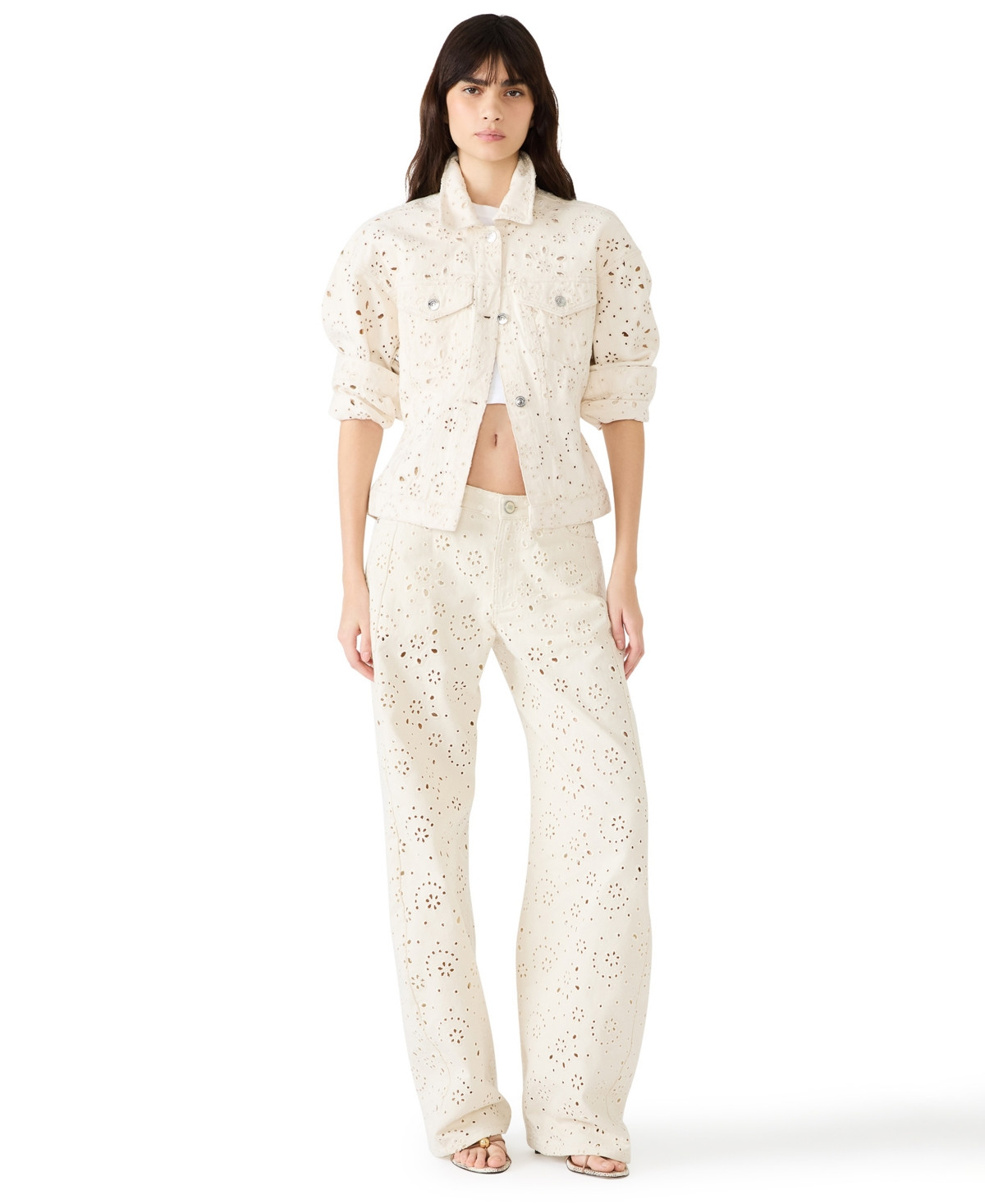 Steve Madden Women's Rori Straight Jeans - Sea Pearl | Macy's