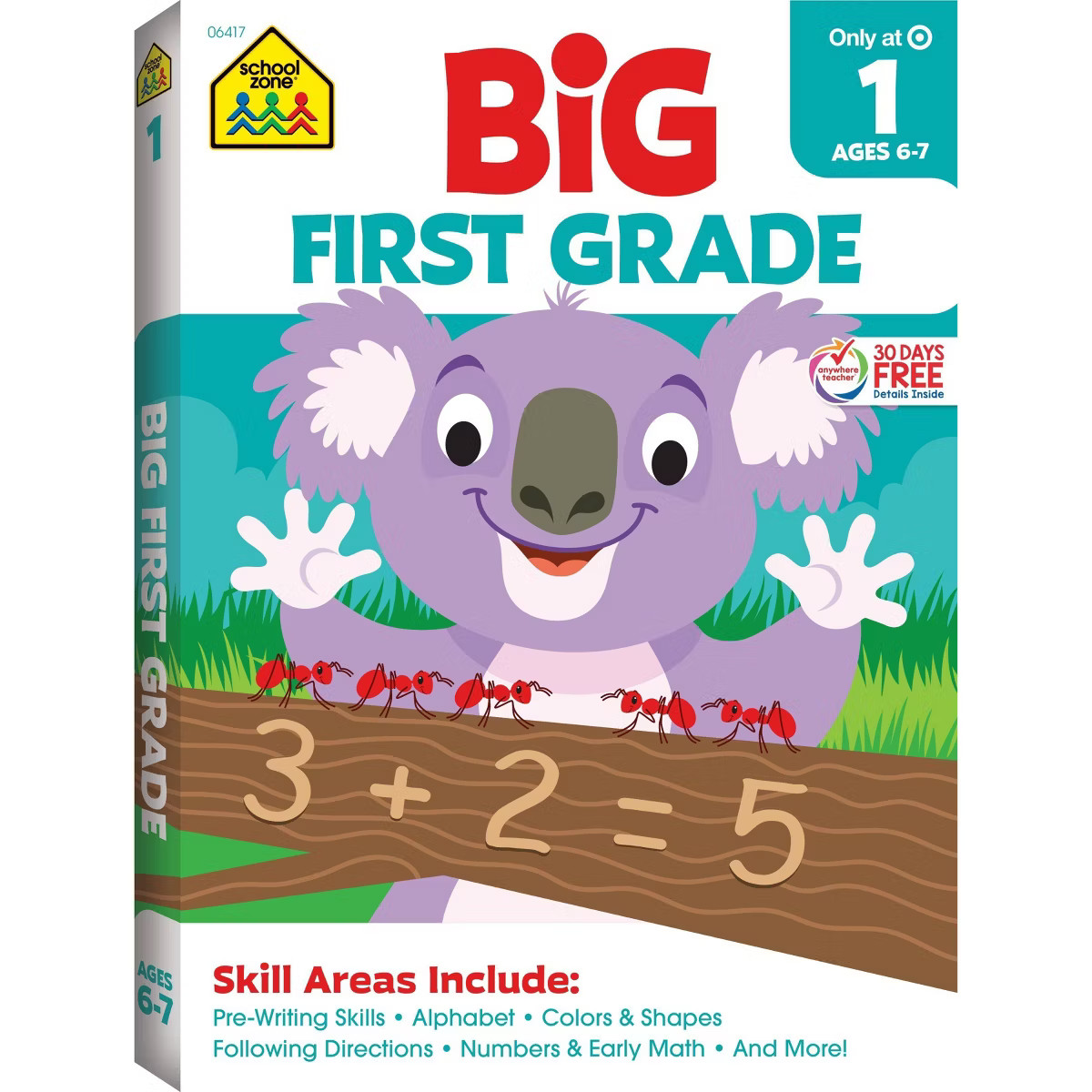 Big First Grade Workbook - Target Exclusive Edition - by School Zone (Paperback) | Target