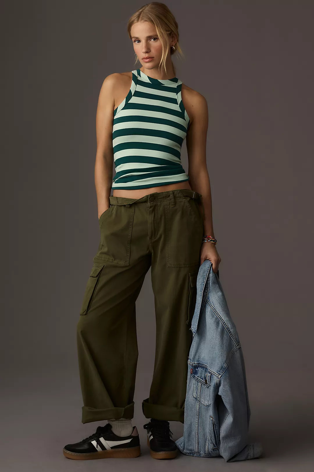 Maeve Ribbed Tank | Anthropologie (US)