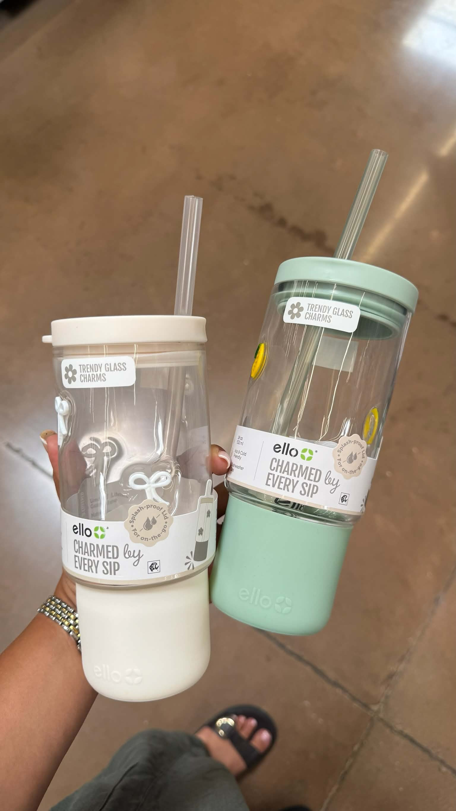 The cutest Charmed glass tumblers at Walmart! I’m obsessed with how cute these are, and they come in so many fun colors. #Glasstumbler #WalmartFinds 

 