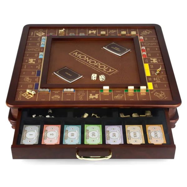Monopoly Game Luxury Edition - Brown/Yellow | Bed Bath & Beyond