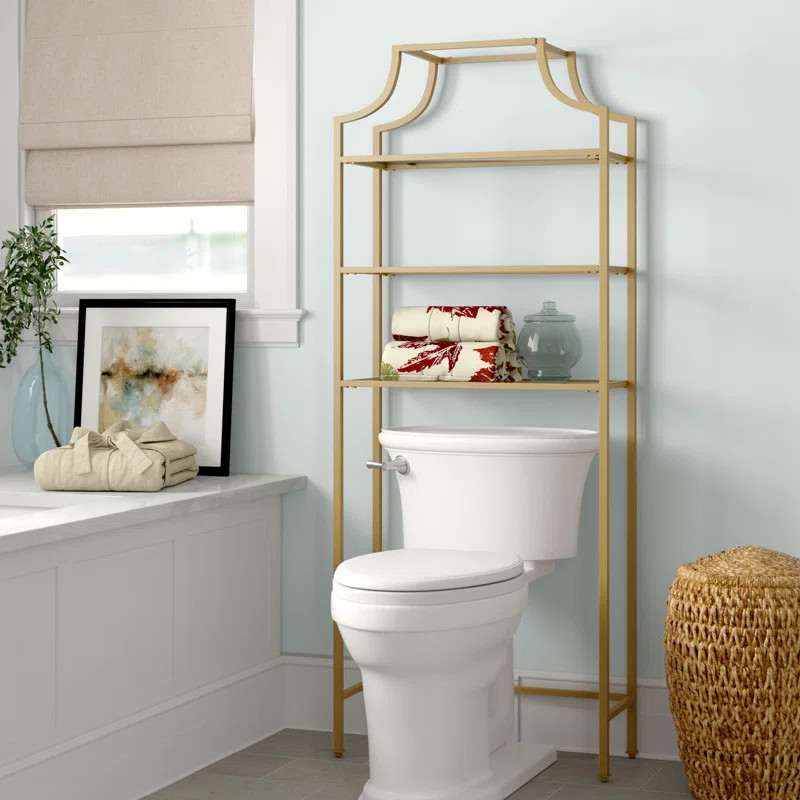 Otha Metal Freestanding Over-the-Toilet Storage | Wayfair North America