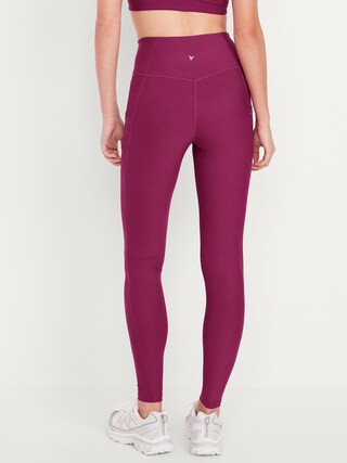 High-Waisted PowerSoft Full-Length Pocket Leggings | Old Navy (US)