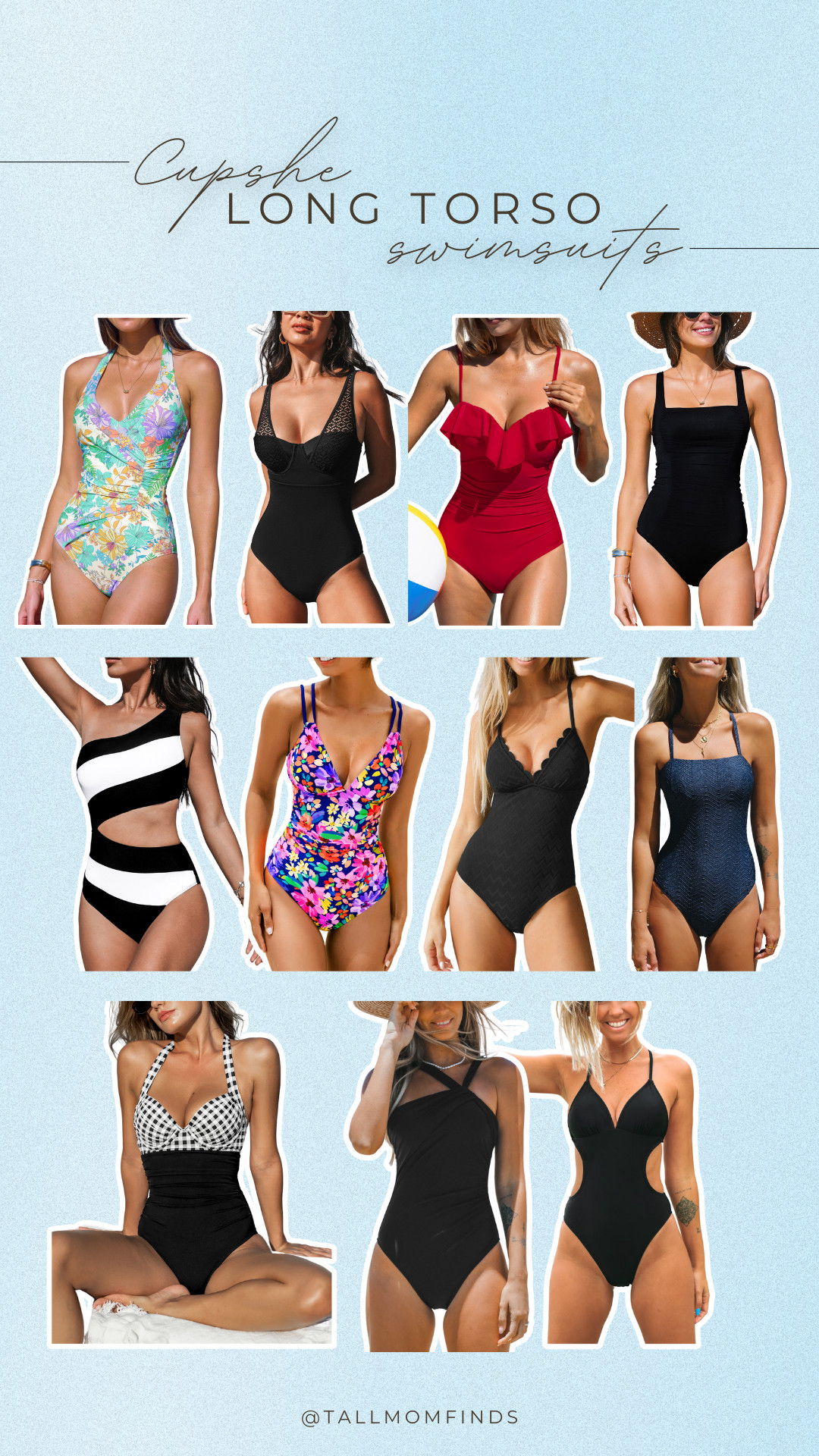 Long torso swimsuits? Yes please! Sharing lots of Cupshe options that are tall girl approved!

tall swimsuits, tall swim, long swim, tall fashion, tall swimwear, vacation inspo, resortwear 

 

#LTKFindsUnder100 #LTKStyleTip #LTKSwim