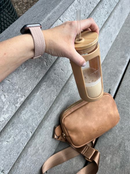 Recent amazon finds and faces! Apple Watch bands available in multiple colors woven Blush band leather belt bag cross body iced coffee cups glasses on the go portable glasses gifts for her stocking stuffer ideas 

#LTKstyletip #LTKFind #LTKunder50