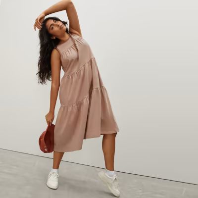 The Weekend Tiered Dress | Everlane