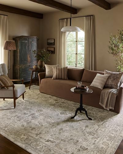 Loloi Amber Lewis Honora Collection HON-06 Grey/Taupe 11'-6" x 15'-6" Area Rug | Amazon (US)