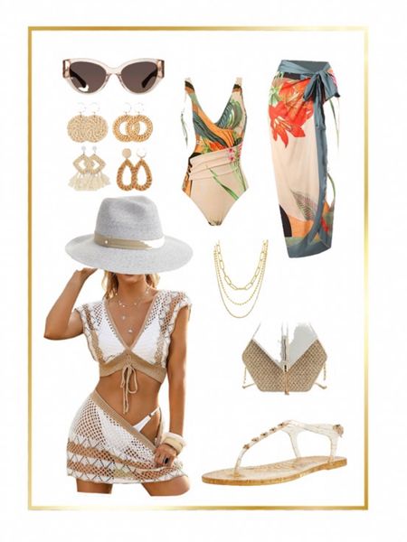 Vacation at the beach! Trending accessories to keep you looking chic ocean side or even at the pool. 

#Amazon
#swimweea
#coverups

#LTKstyletip #LTKtravel #LTKover40